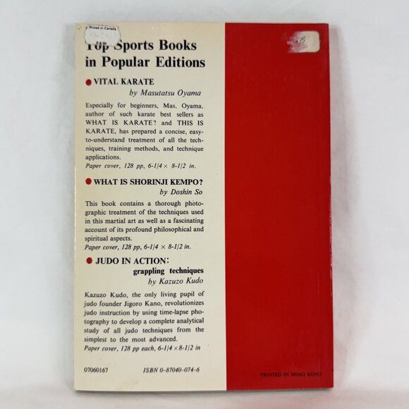 Judo In Action Throwing Techniques Kazuzo Kudo Paperback 1st Ed. 17th Printing - Picture 2 of 10